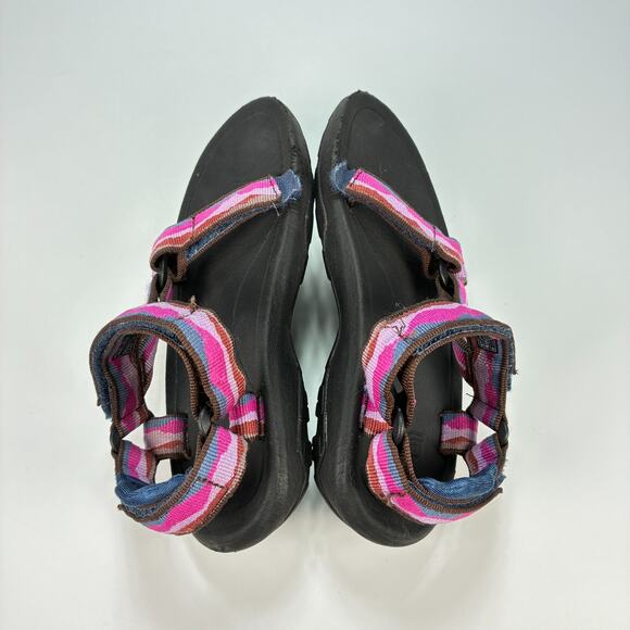Teva Hurricane XLT2 Pink Black Sports Hiking Sandals 1019390C Youth Size 13 - Picture 7 of 9